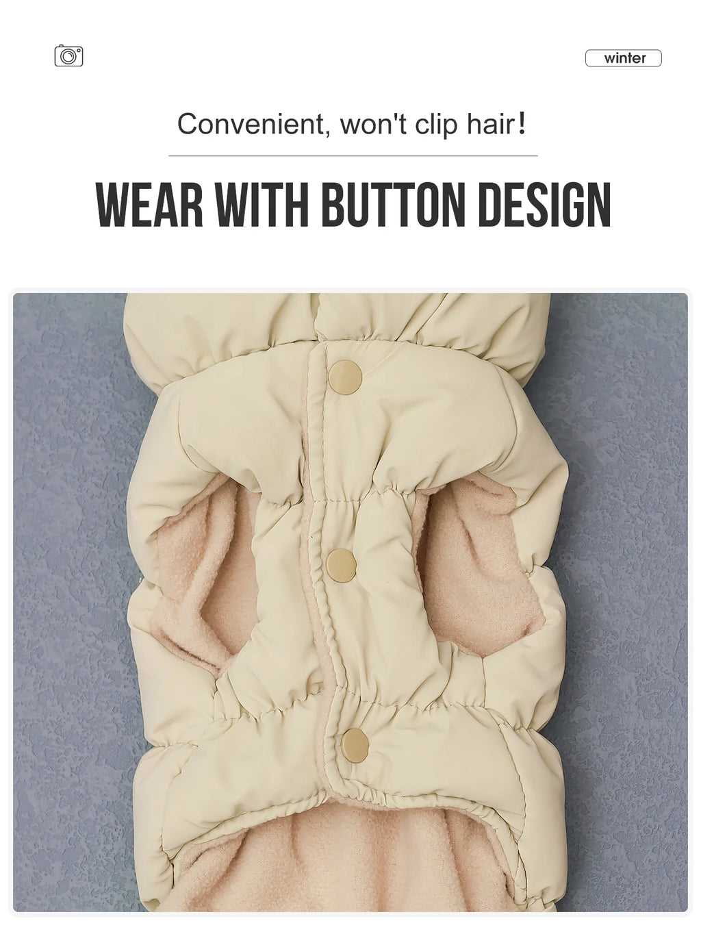 Warm Dog Winter Coat - 3-Layer Insulated Jacket