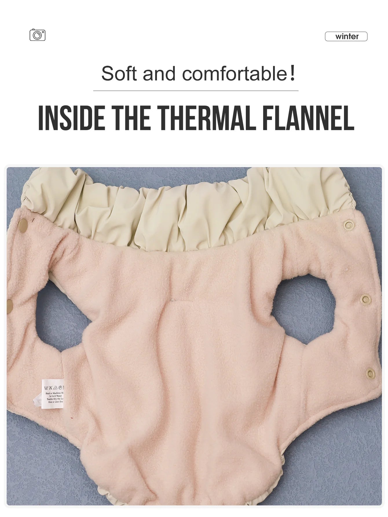 Warm Dog Winter Coat - 3-Layer Insulated Jacket