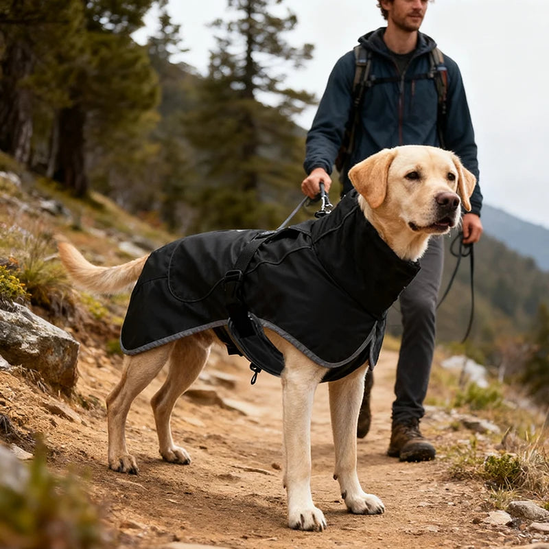 Waterproof Dog Raincoat - Reflective & Adjustable