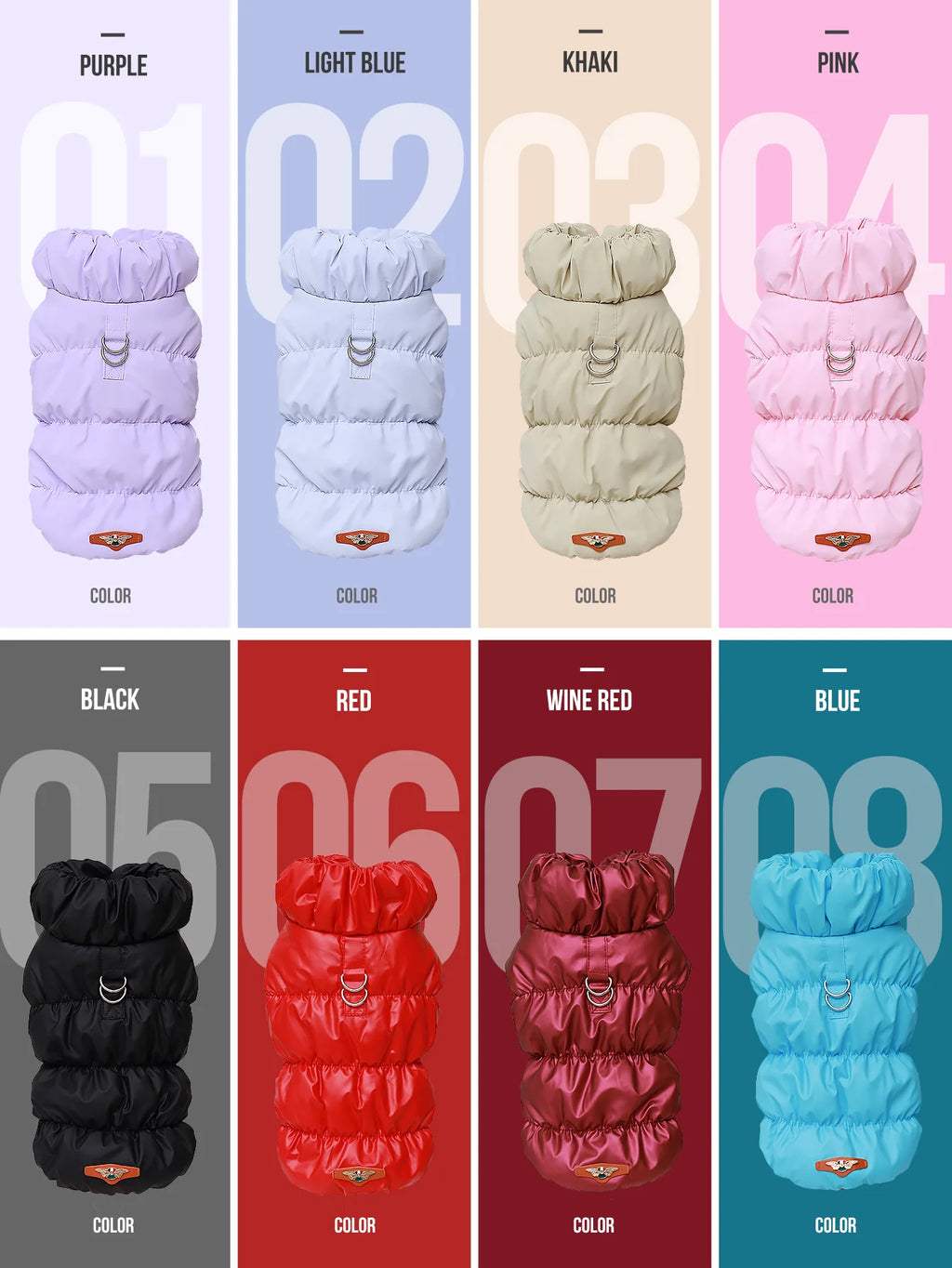 Warm Dog Winter Coat - 3-Layer Insulated Jacket