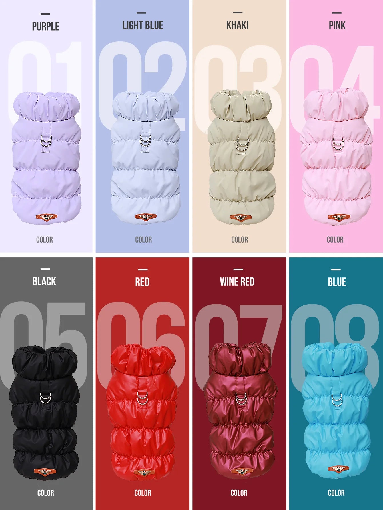 Warm Dog Winter Coat - 3-Layer Insulated Jacket