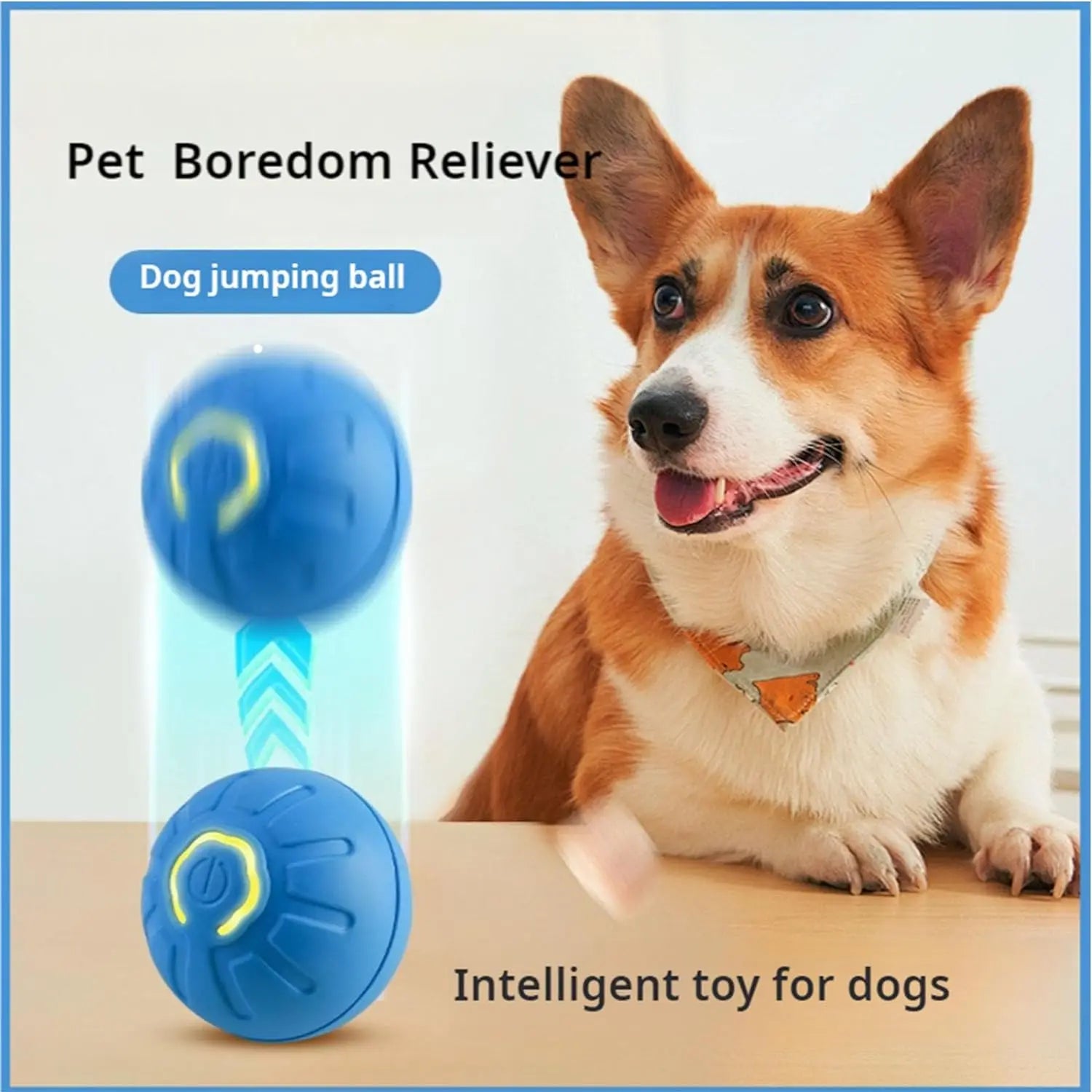 Interactive Dog Ball - Automatic Bouncing Toy