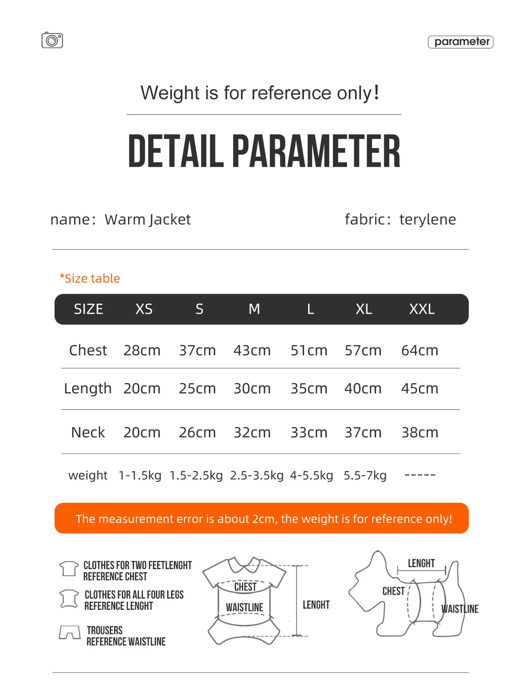 Warm Dog Winter Coat - 3-Layer Insulated Jacket