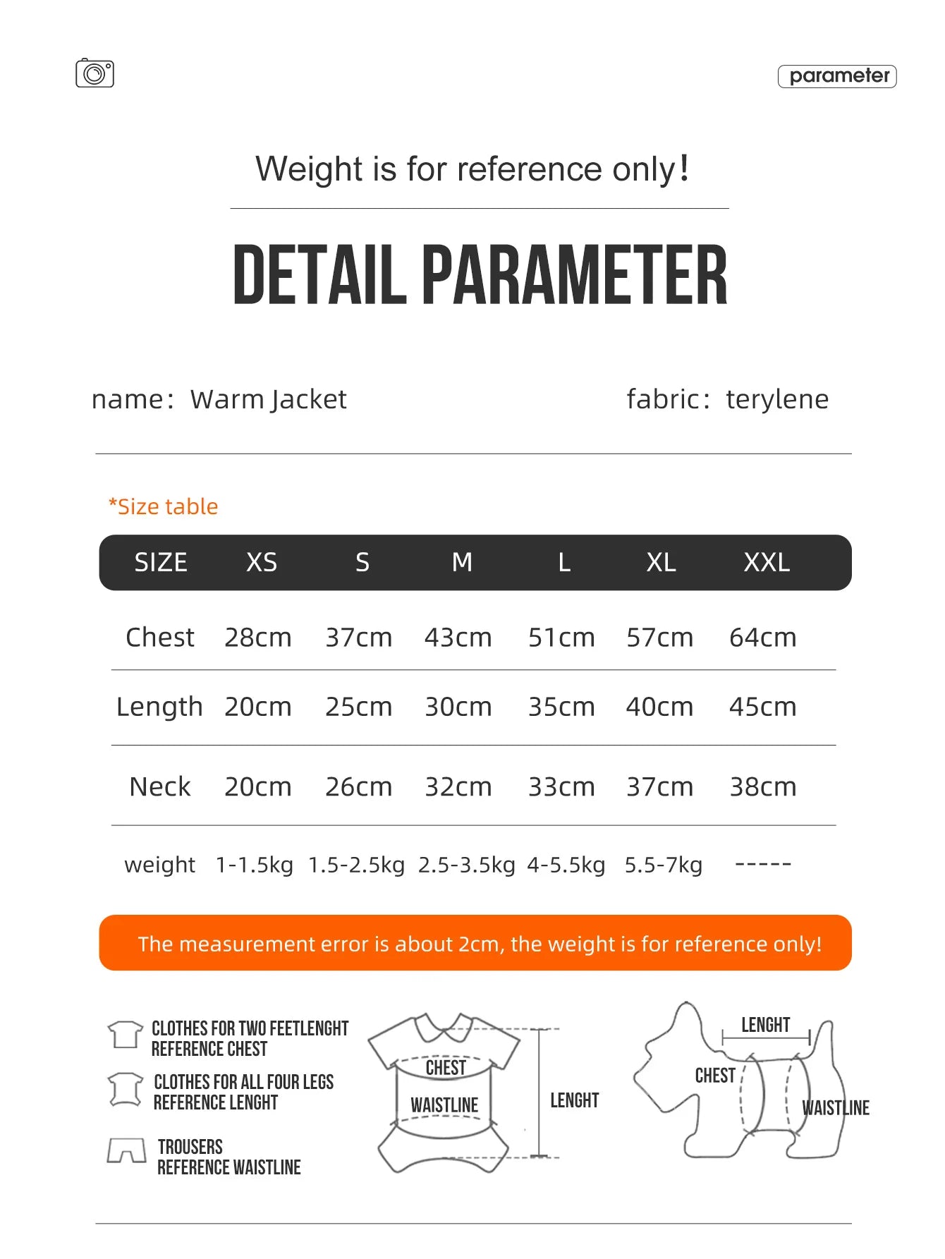 Warm Dog Winter Coat - 3-Layer Insulated Jacket